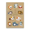 Weiteres Produktbild Ringblock Shkolyaryk Oops A5, quadratisch, 96 Blatt, Motivmix