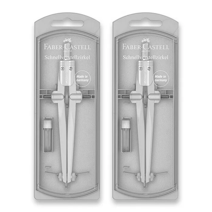 Hauptbild des Produkts Kružítko Faber-Castell Grip Quick Set Stream mix motivů