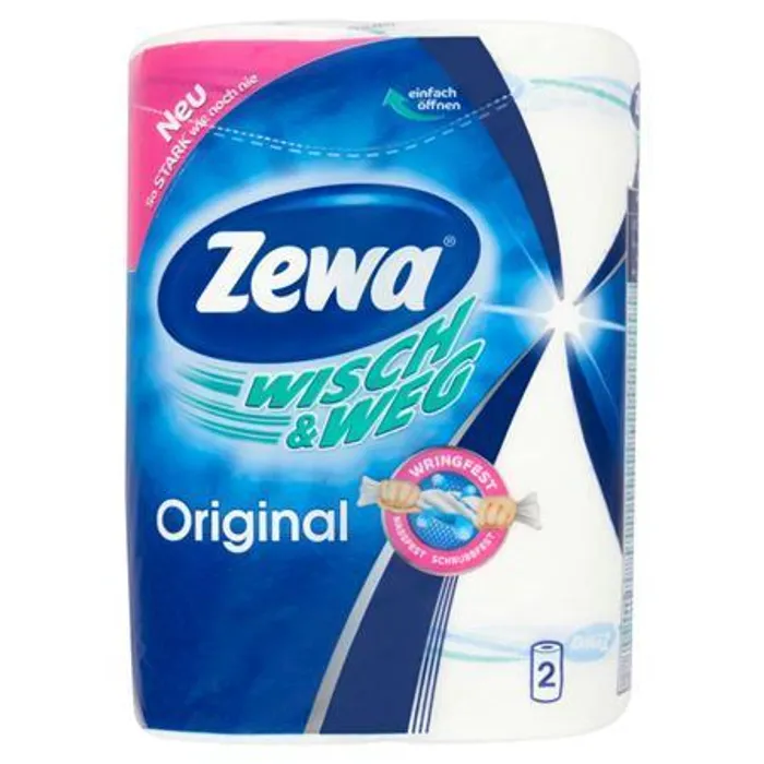 Hauptbild des Produkts Kuchyňské utěrky, 2 vrstvy, 2 ks, ZEWA "Klassik"
