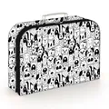 Laminatkoffer 34 cm Hunde