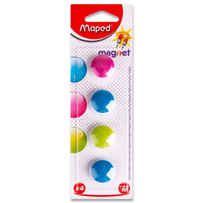 Hauptbild des Produkts Kulaté magnety Maped - průměr 22 mm - mix barev, 4 ks