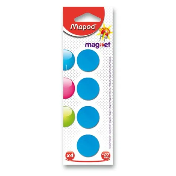 Hauptbild des Produkts Kulaté magnety Maped - průměr 27 mm - mix barev, 4 ks