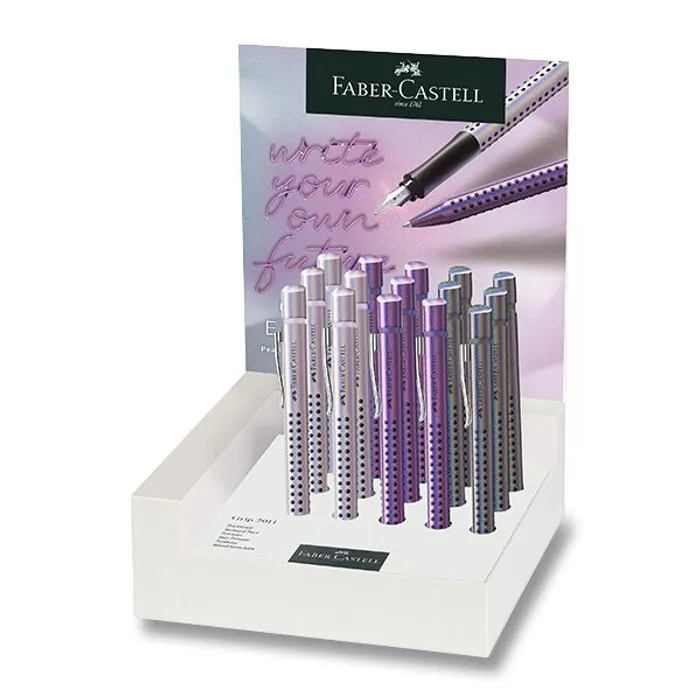 Hauptbild des Produkts Kuličková tužka Faber-Castell Grip Edition Glam XB stojánek 15 ks