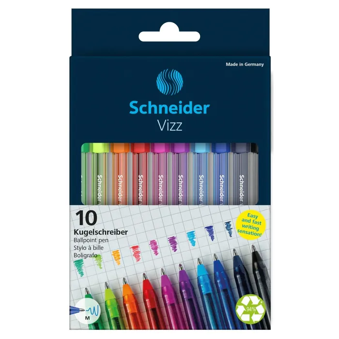 Hauptbild des Produkts Kuličková tužka Schneider Vizz sada 10 ks