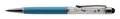 Kugelschreiber mit Touchpen-Funktion und weißen Kristallen „MADE WITH SWAROVSKI ELEMENTS“, hellblau, 14