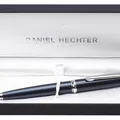 Weiteres Produktbild Kugelschreiber "Challenger", blau, drehbar, dunkelblauer Korpus, verchromter Clip, DANIEL HEC