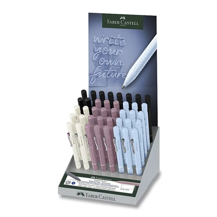 Hauptbild des Produkts Kuličkové pero Faber-Castell Grip 2010 Harmony stojánek, 40 ks, hrot XB