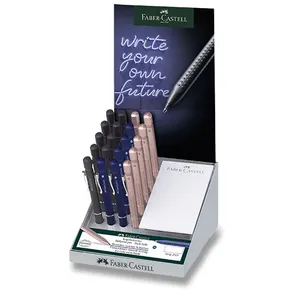Kugelschreiber Faber-Castell Grip 2011 XB, Ständer 20 Stück, Farbmix