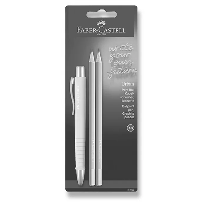 Hauptbild des Produkts Kuličkové pero Faber-Castell Poly Ball Urban Gold sada, 3 ks, sky blue