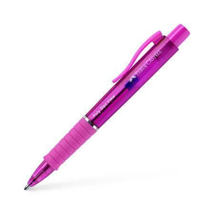 Hauptbild des Produkts Kuličkové pero Faber-Castell Poly Ball View Aurora Electric Fuchsia