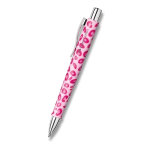 Faber-Castell Poly Ball XB Leopard Edition Kugelschreiber – rosa