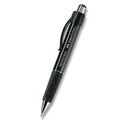 Kuličkové pero Grip Plus Ball 1407 0.4mm, černá met. Faber Castell (140733)