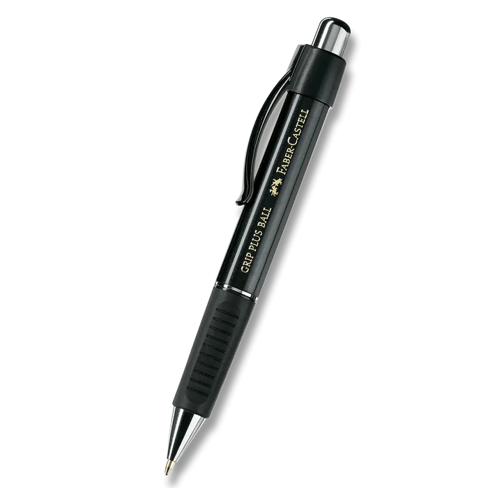 Hauptbild des Produkts Kuličkové pero Grip Plus Ball 1407 0.4mm, černá met. Faber Castell (140733)