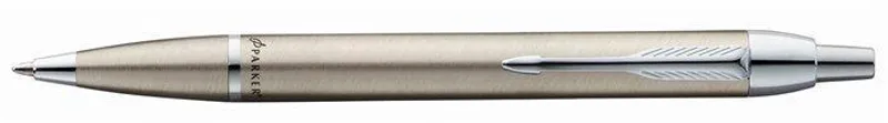 Hauptbild des Produkts Kuličkové pero "I.M. Brushed Metal", stříbrné tělo, zlatý klip, PARKER