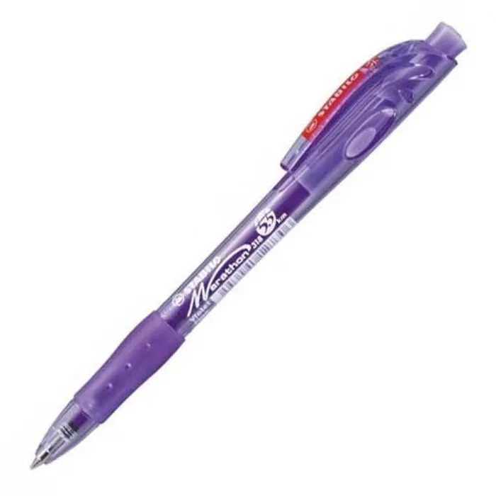 Hauptbild des Produkts Kuličkové pero "Marathon", fialová 0,4mm, stiskací mechanismus, STABILO