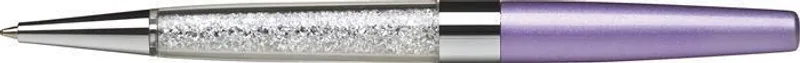 Hauptbild des Produkts Kuličkové pero s bílými krystaly v dolní části "MADE WITH SWAROVSKI ELEMENTS", světle fial