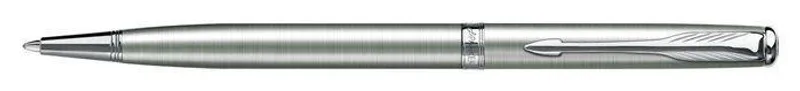 Hauptbild des Produkts Kuličkové pero "Sonnet Slim", 0,7 mm, M, otočné, stříbrný klip, tělo z nerezové oceli, PAR