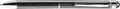 Kugelschreiber "Stylus Pen", schwarzes Gehäuse, 1 mm, blau, DIPLOMAT