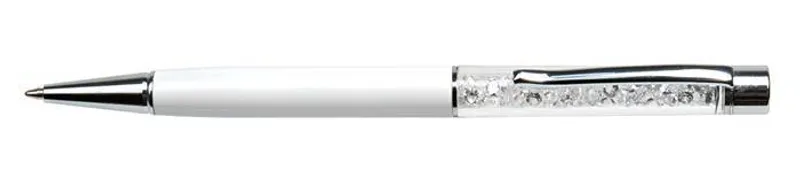 Hauptbild des Produkts Kuličkové pero, SWAROVSKI® Crystals, bílá, 14 cm