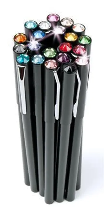 Hauptbild des Produkts Kuličkové pero, SWAROVSKI® Crystals, mix barev, 20 ks