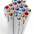 Weiteres Produktbild Kugelschreiber, SWAROVSKI® Kristalle, Farbmix, 20 Stück