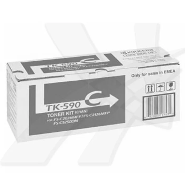 Hauptbild des Produkts Kyocera originální toner TK590C, cyan, 5000str., 1T02KVCNL0, Kyocera FS-C 2026, 2126MFP,