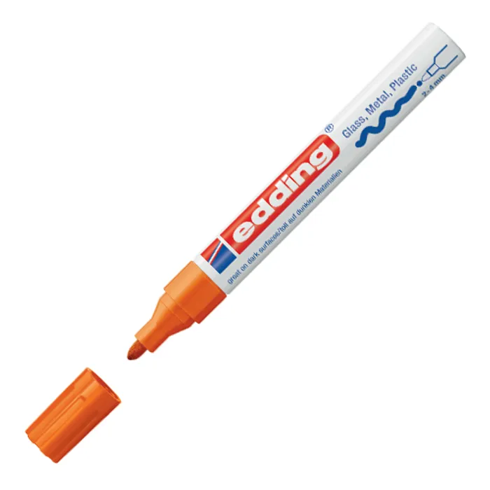Hauptbild des Produkts Lakový popisovač "750", oranžová, 2-4mm, EDDING