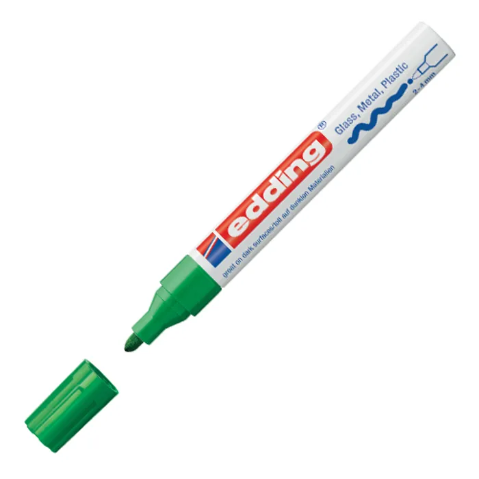 Hauptbild des Produkts Lakový popisovač "750", zelená, 2-4mm, EDDING
