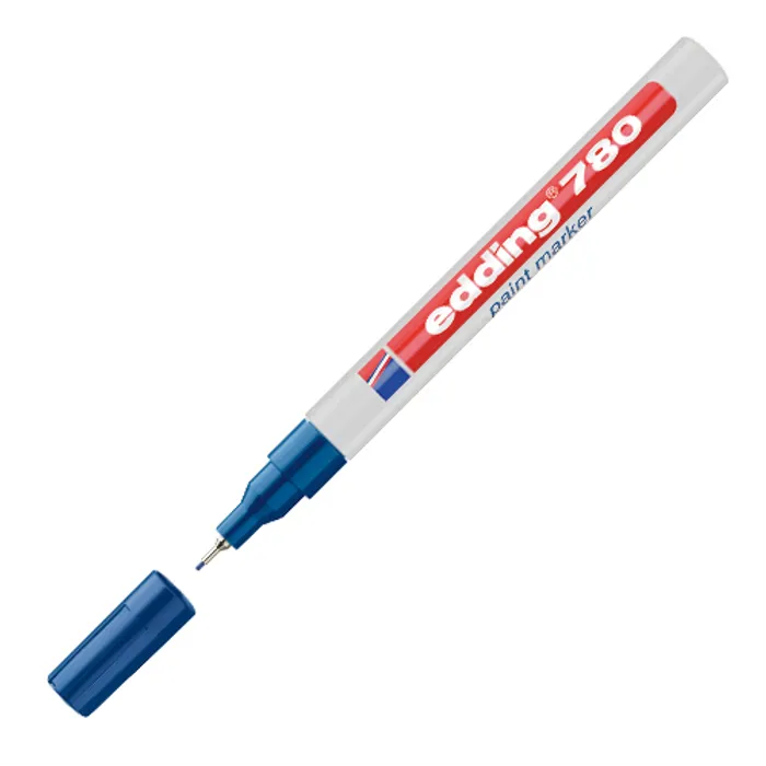 Hauptbild des Produkts Lakový popisovač "780", modrá, 0,8mm, EDDING