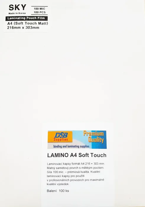 Hauptbild des Produkts Laminovací fólie A4-100 mic. Matné Soft Touch
