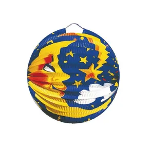 Lampion (PAP) Kugel Mond durchmesser 24cm [1 St.]