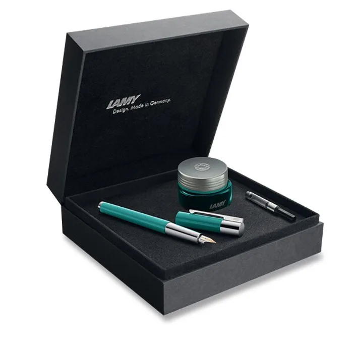 Hauptbild des Produkts Lamy Scala Majestic Jade LE plnicí pero, dárková sada s inkoustem, hrot F