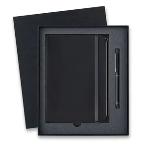 Lamy Tri Pen ST Matt Black Multifunktionsbleistift, Geschenkset mit Notizbuch