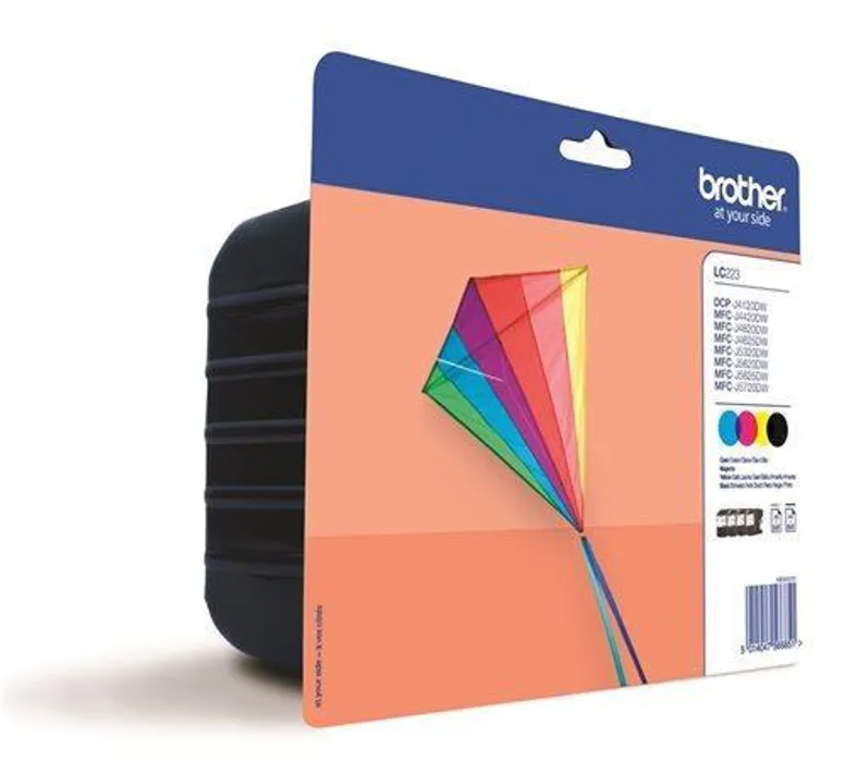 Hauptbild des Produkts LC223BCMY Inkjet cart. pro MFC-J4420DW, MFC-J4620DW tiskárny BROTHER b+c+m+y, 4*550 p.