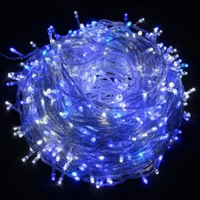Hauptbild des Produkts LED osvětlení, řetěz, 10m, 220-240 V (50-60Hz), 6W, modrá, transparentní kabel, 30000h, 1