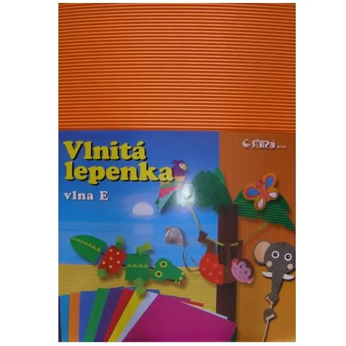 Hauptbild des Produkts Lepenka E-Welle 260g 34,5 x 24,5cm rovná-oranžová 10 listů