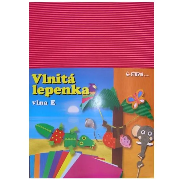 Hauptbild des Produkts Lepenka E-Welle 260g 34,5 x 24,5cm rovná-pink 10 listů