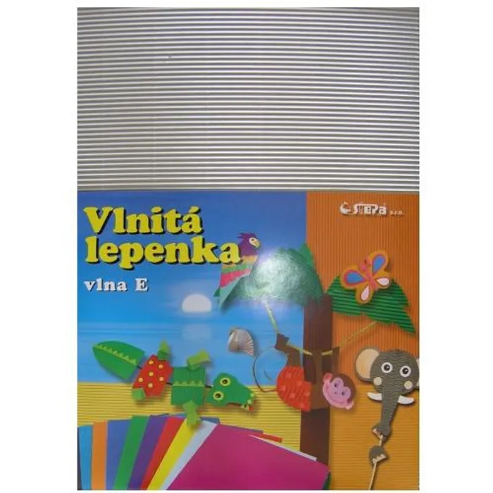 Hauptbild des Produkts Lepenka E-Welle 260g 34,5 x 24,5cm rovná-stříbrná 10 listů