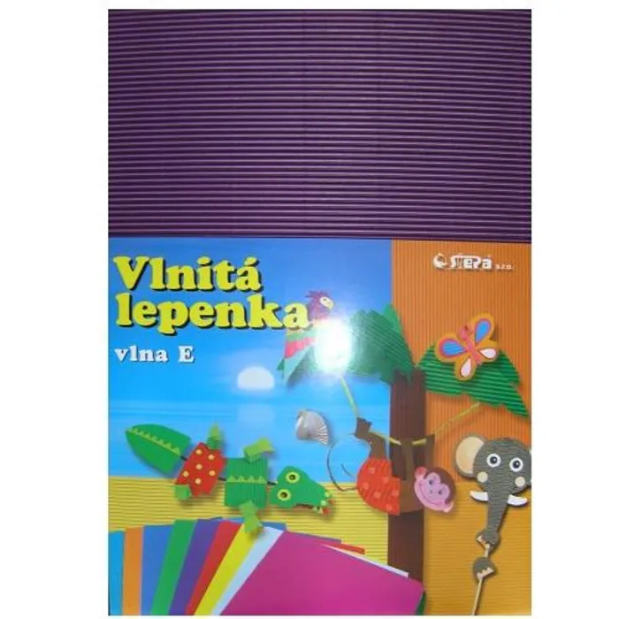 Hauptbild des Produkts Lepenka E-Welle 260g 34,5 x 24,5cm rovná-violet 10 listů