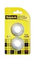 Doppelseitiges Klebeband, Ersatz, 12 mm x 6,3 m, 3M/SCOTCH [2 Stück]