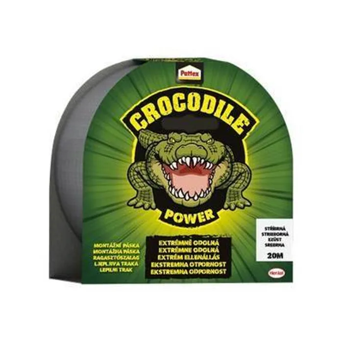 Hauptbild des Produkts Lepicí páska "Pattex Crocodile", stříbrná, 48 mm x 20 m, HENKEL
