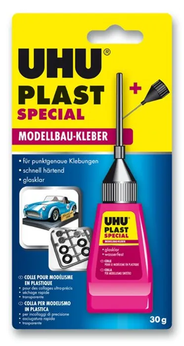 Hauptbild des Produkts Lepidlo UHU Plast Special - na lepení plastových modelů 30 g