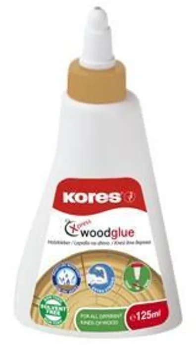 Hauptbild des Produkts Bílé lepidlo na dřevo Kores Wood Glue 125 ml, rychlouzávěr