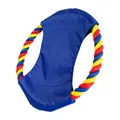 HipHop Flying Disc 20 cm / 110 g Rot, Blau, Weiß + blaue Mitte