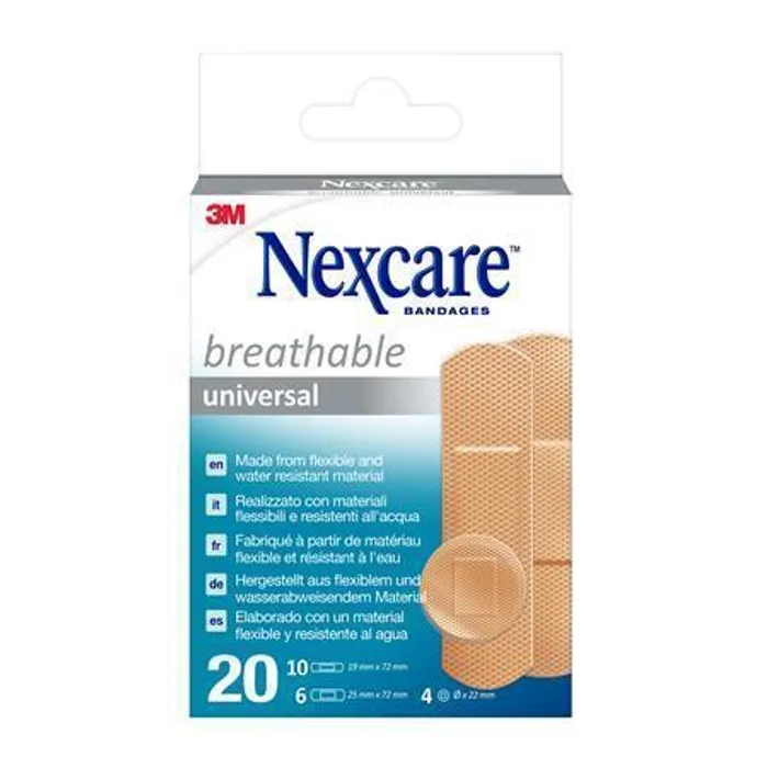 Hauptbild des Produkts Leukoplast "Nexcare Universal", voděodolná, 20ks, 3M