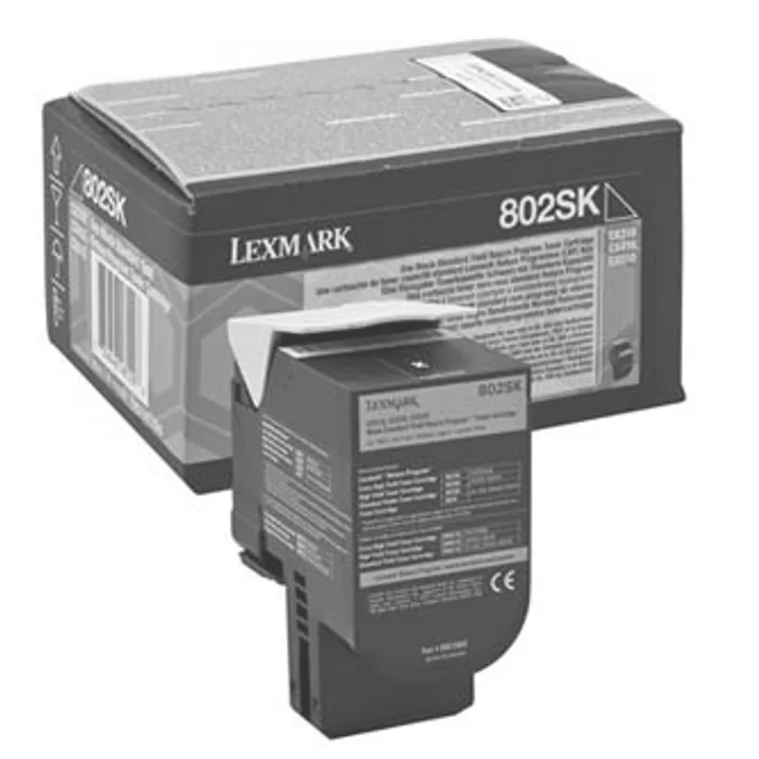 Hauptbild des Produkts Lexmark originální toner 80C2SK0, black, 2500str., return, Lexmark CX310dn, CX310n, CX410