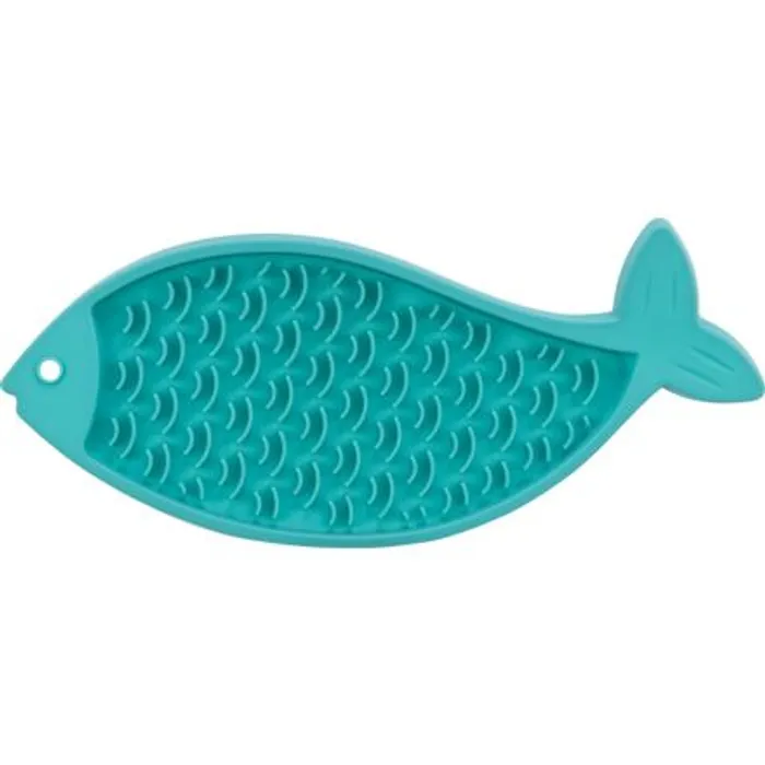 Hauptbild des Produkts Lick’n'Snack RYBA - podložka k pomalému krmení, 28 cm, petrolejová