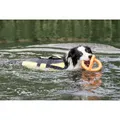 Schwimmweste für Hunde M 45 cm: 45-72 cm, bis 30 kg gelb/schwarz