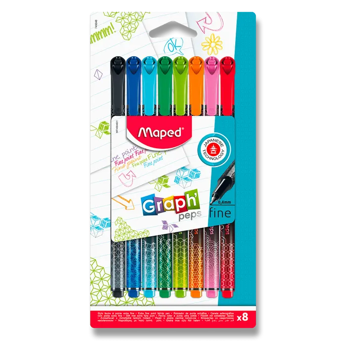 Hauptbild des Produkts Liner Maped Graph´Peps Premium - sada, 8 ks