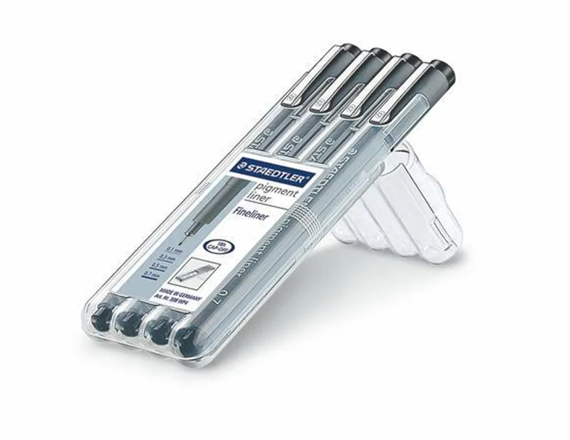 Hauptbild des Produkts Liner "Pigment Liner", sada, černá, STAEDTLER